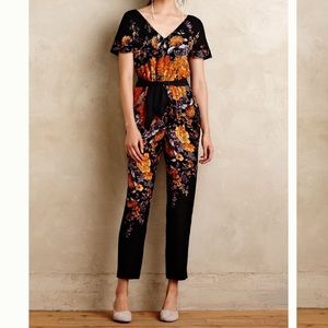 Moulinette Soeurs silk floral jumpsuit